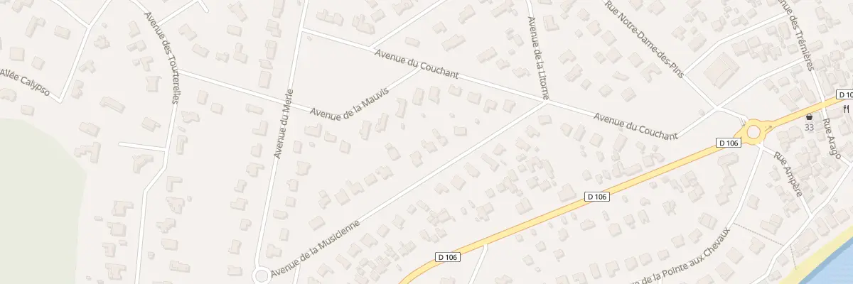 Plan du 7 Av de la Musicienne à Lège-Cap-Ferret