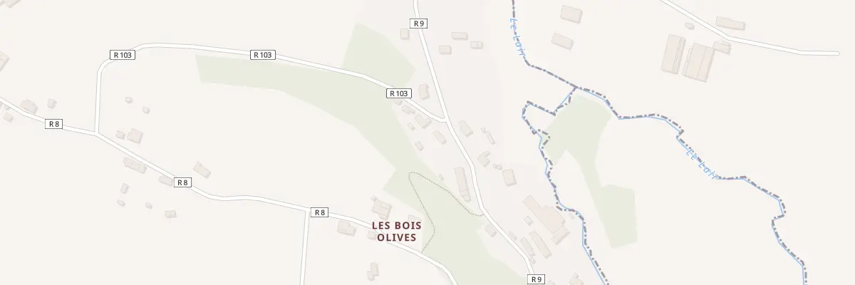 Plan du 5032 Les Bois Olives à Hamelin