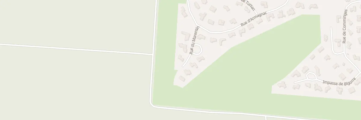 Plan du 98 Rue du Marensin à Biscarrosse