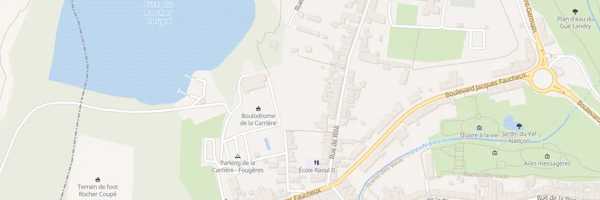 Plan du 41 Rue de Rillé à Fougères