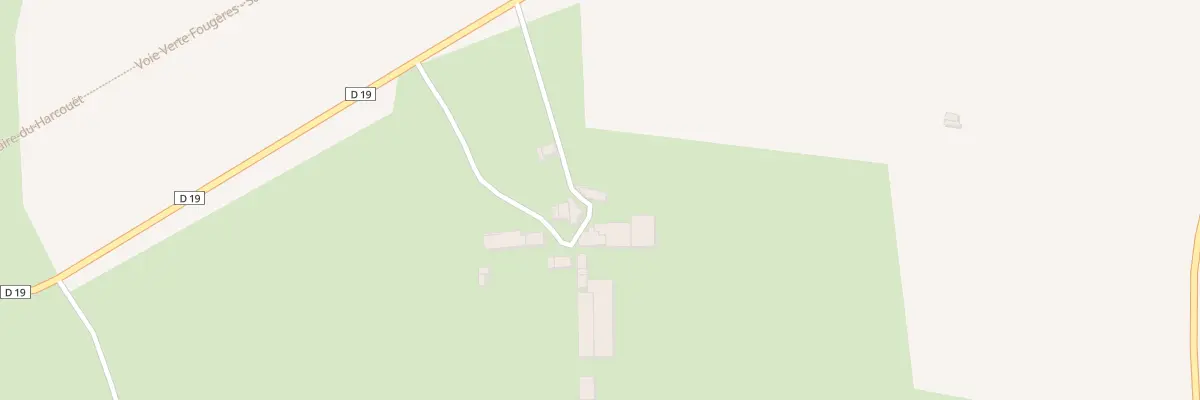 Plan du 1 Le Bordage à Parigné