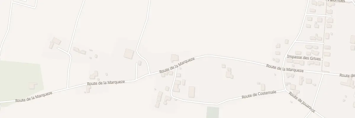 Plan du 640 Rte de la Marqueze à Pey