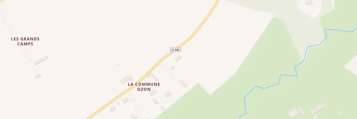 Plan du 1 La Commune Ozon - Percy à Percy-en-Normandie