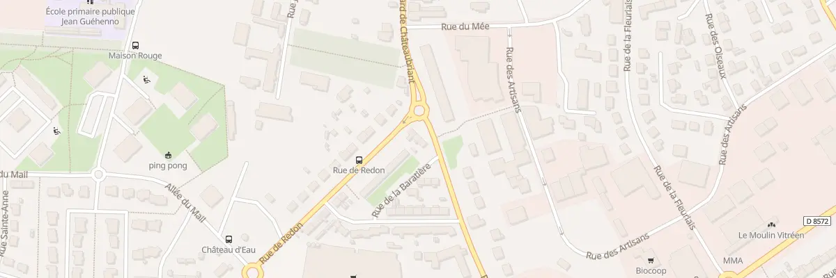 Plan du 4 Rue de la Guerche à Vitré
