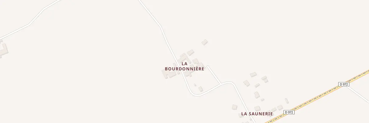 Plan du 1 La Bourdonniere au Mesnil-Amey