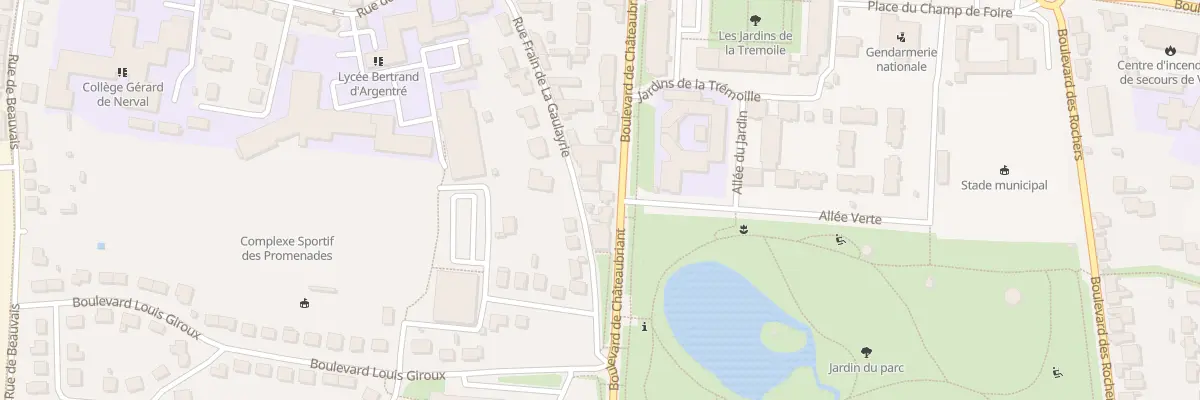 Plan du 42 Bd de Châteaubriant à Vitré