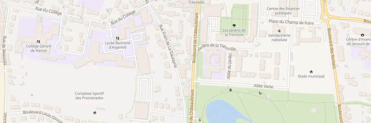 Plan du 34 Bd de Châteaubriant à Vitré