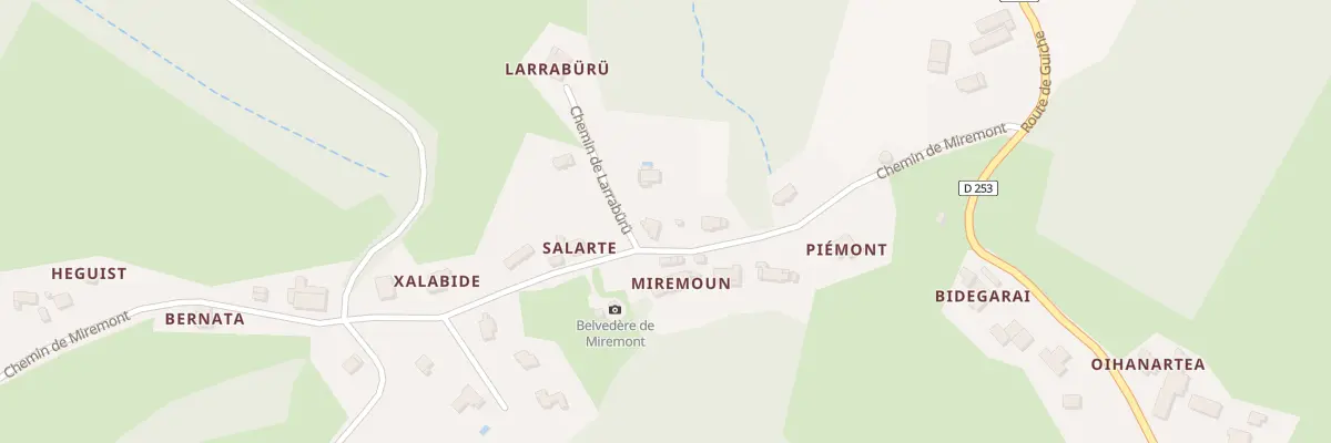 Plan du 18 Che de Larrabürü à Bardos