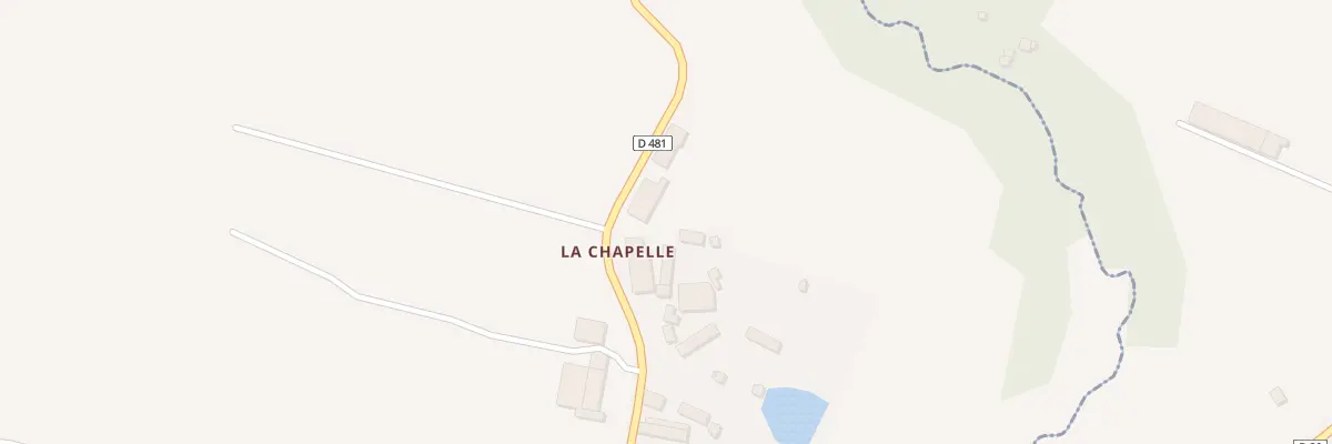 Plan du 70 La Chapelle à Hamelin