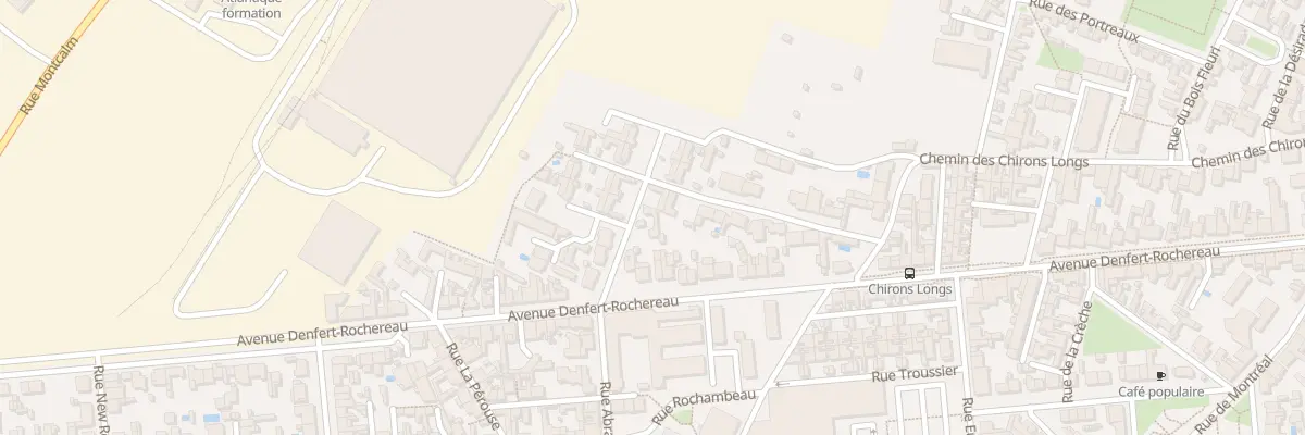 Plan du 284 Av Denfert Rochereau à La Rochelle