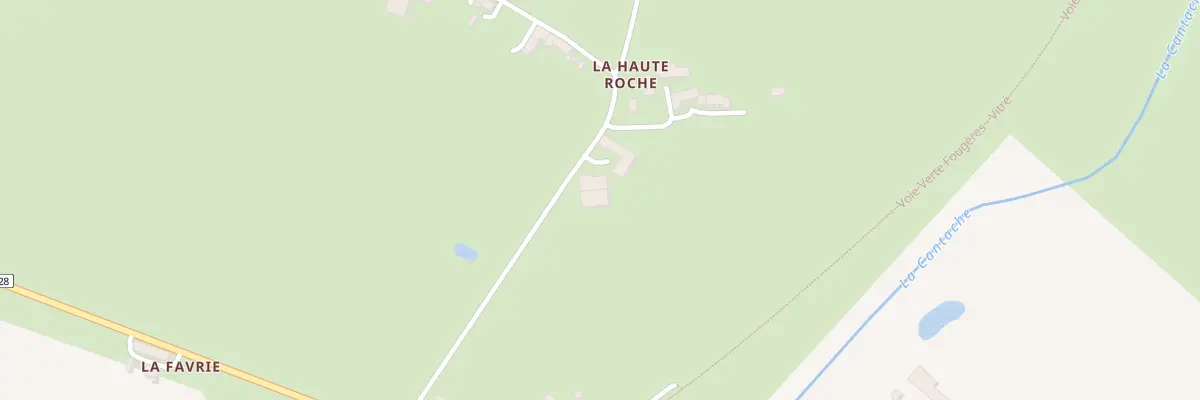 Plan du 122 La Haute Roche à Balazé