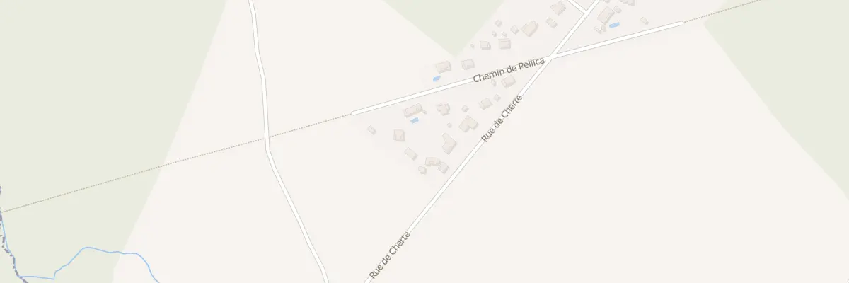 Plan du 153 Che de Pellica à Uza