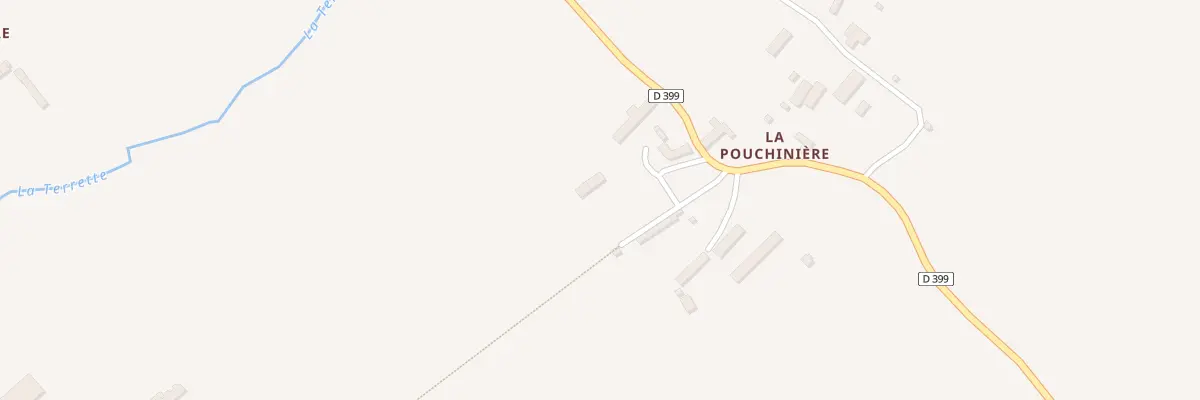 Plan du 7 La Pouchiniere à Quibou