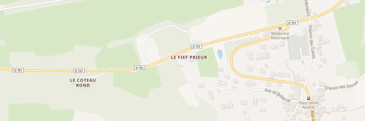 Plan du 1 Fief Prieur à Orée d’Anjou