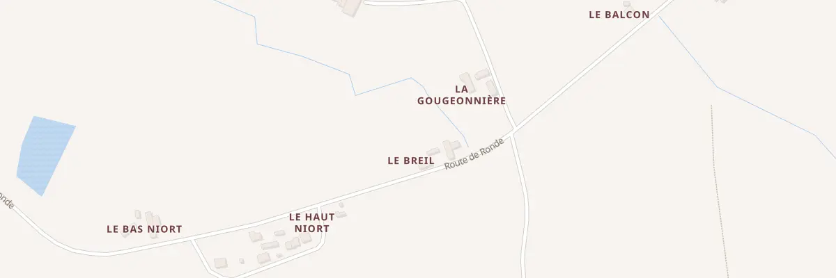 Plan du 831 Le Breil à Rannée