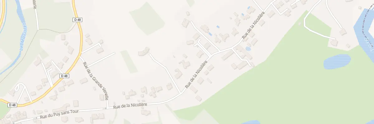 Plan du 23 Rue de la nicolière à Mareuil-sur-Lay-Dissais