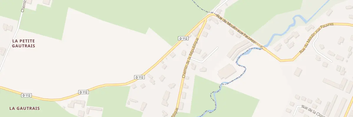 Plan du 1 Rue de Gibary à Lécousse