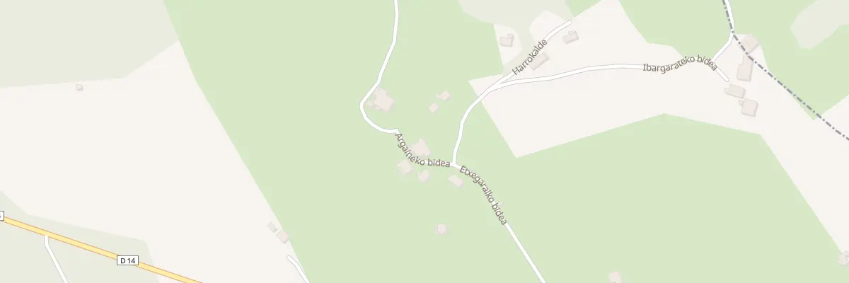 Plan du 26 Argaineko bidea à Saint-Esteben
