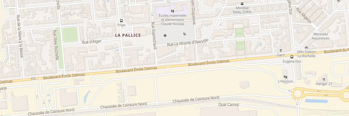 Plan du 52 Bd Émile Delmas à La Rochelle