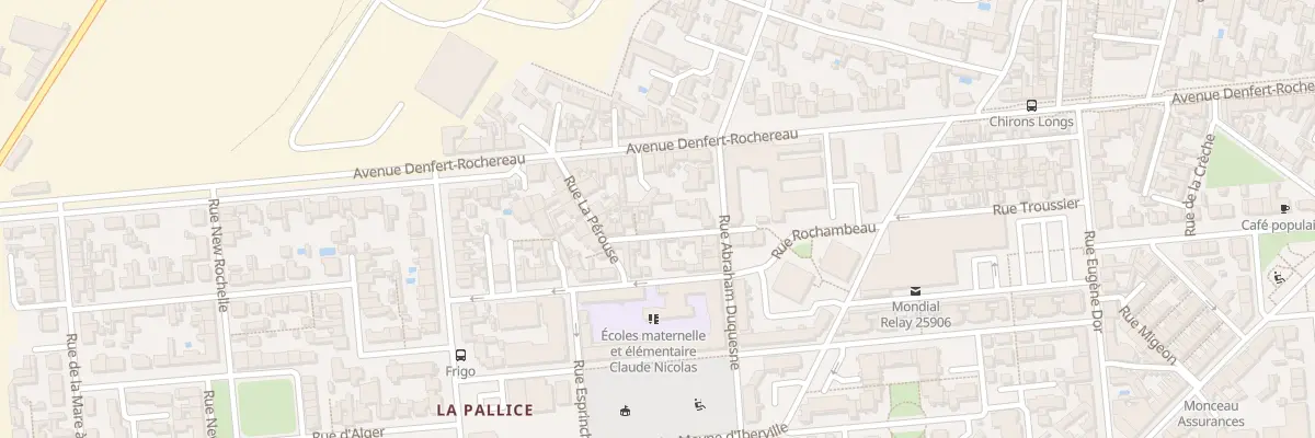 Plan du 8 Rue Thomas Paine à La Rochelle