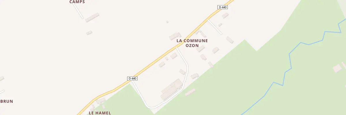 Plan du 11 La Commune Ozon - Percy à Percy-en-Normandie