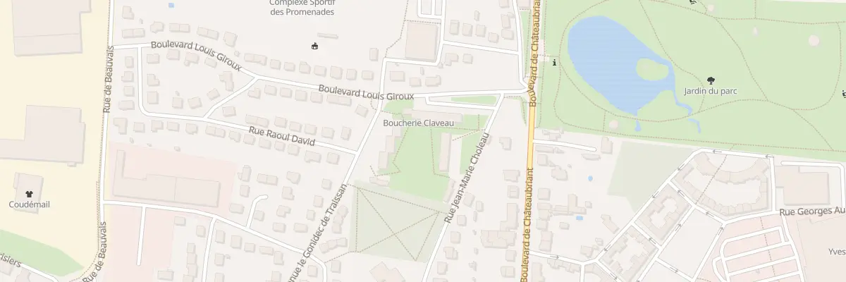 Plan du 5 Bd Louis Giroux à Vitré
