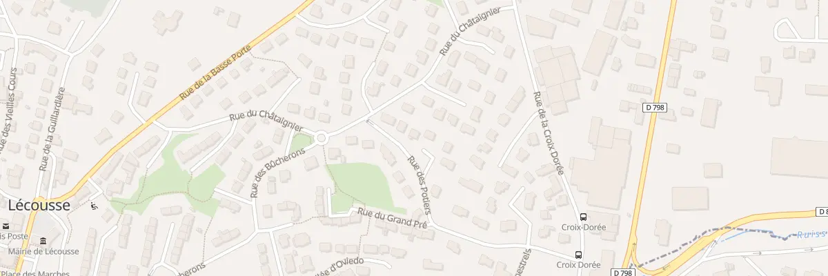 Plan du 5 Rue des Potiers à Lécousse
