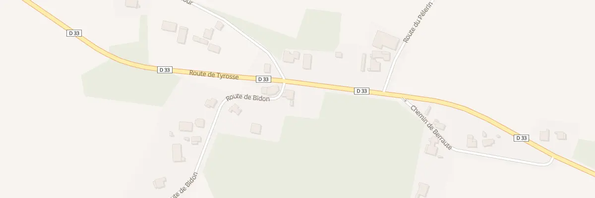 Plan du 729 Rte de Tyrosse à Pey