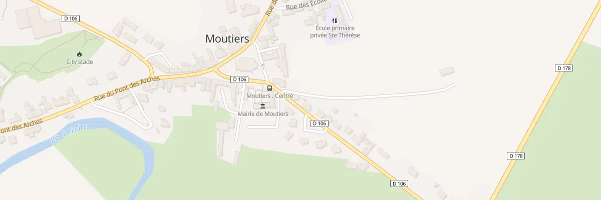 Plan du 1 Rue du Sacré - Coeur à Moutiers