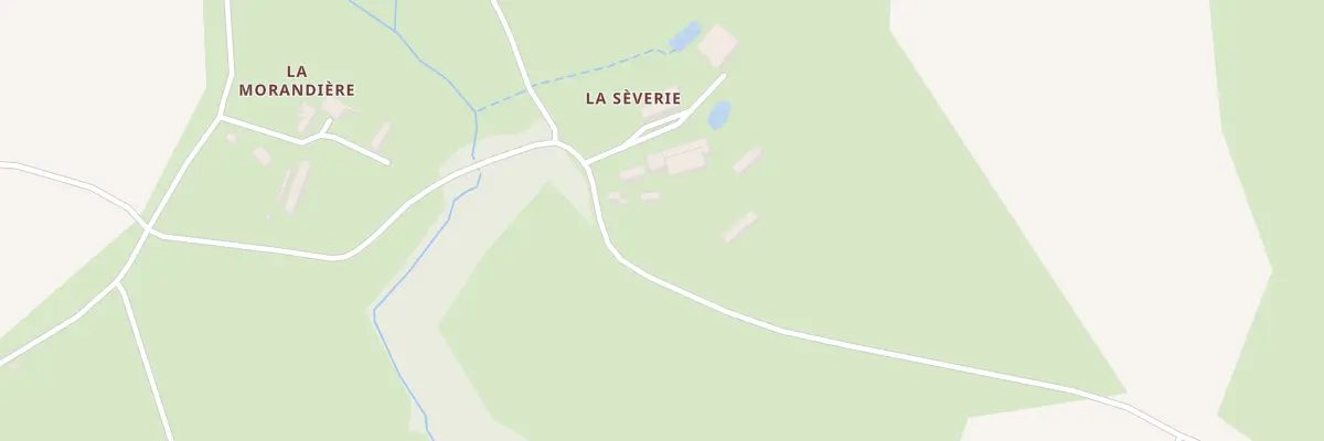Plan du 3 La Severie à Château-Guibert