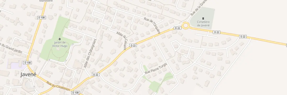 Plan du 32 Rue de la Grande Marche à Javené