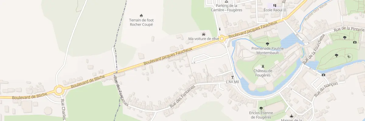 Plan du 79 Bd Jacques Faucheux à Fougères