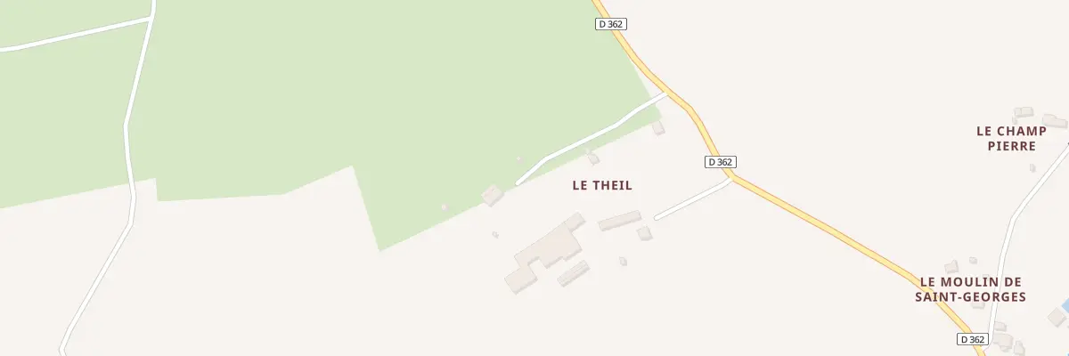 Plan du 5058 Le Theil à Saint-Georges-de-Livoye