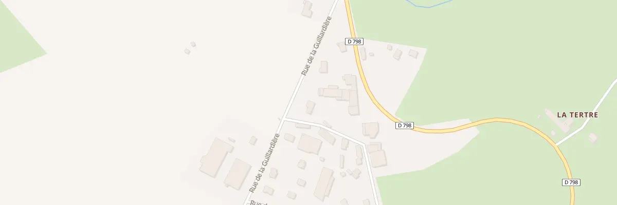 Plan du 1 Hameau de la Guillardiere à Lécousse