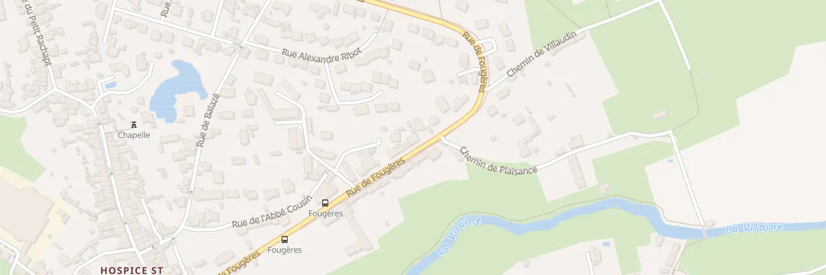 Plan du 31B Rue de Fougeres à Vitré