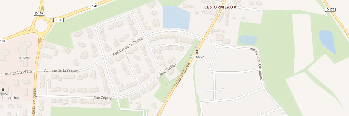 Plan du 59 Rue Zéphyr à Vitré