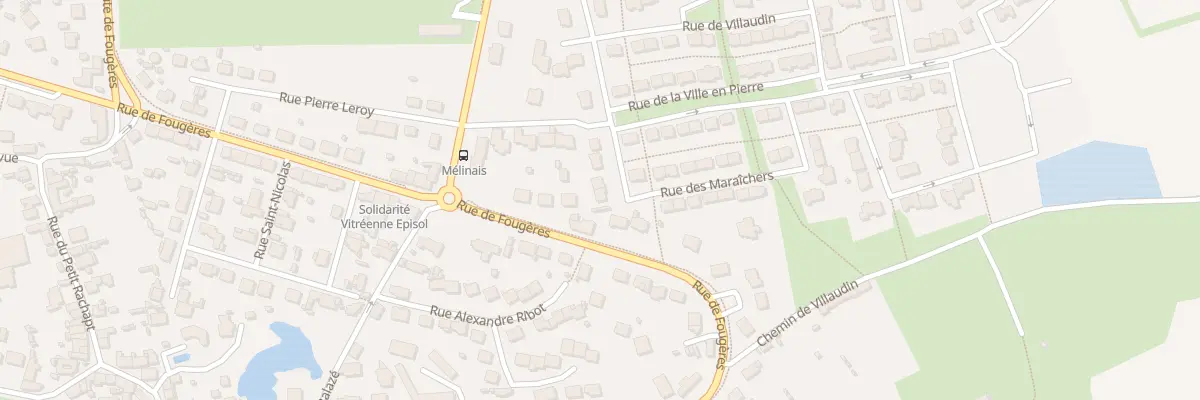 Plan du 8 Rue des Mâraichers à Vitré
