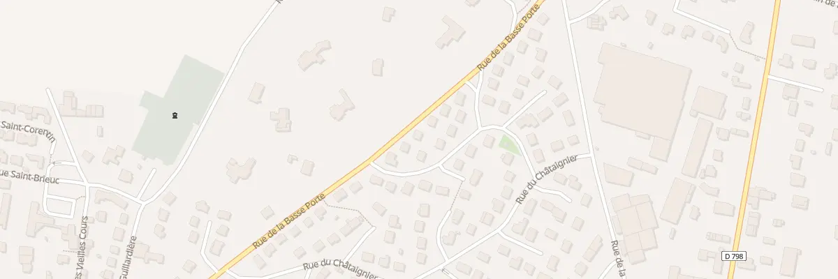 Plan du 30 Rue de la Basse Porte à Lécousse