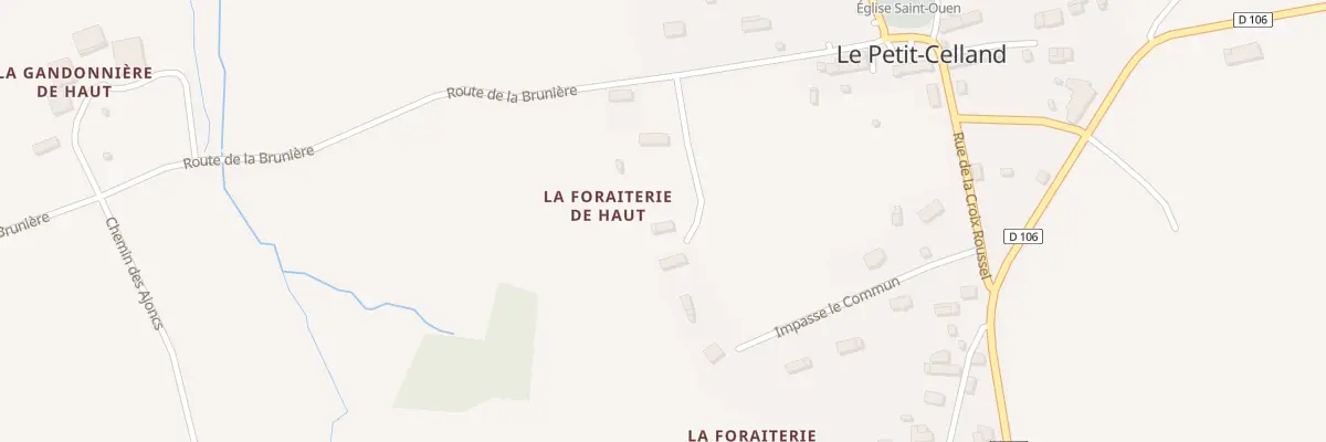 Plan du 5037 La Foraiterie de Haut au Petit-Celland