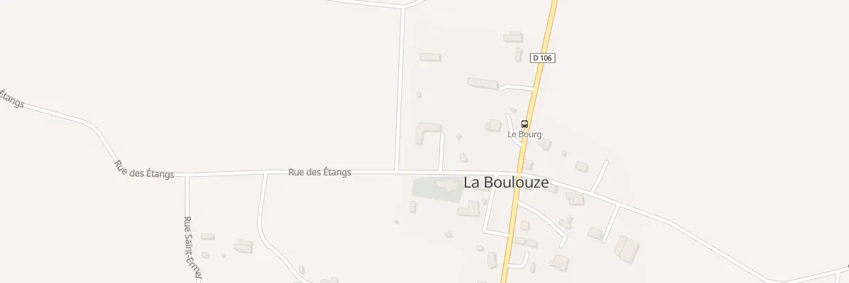 Plan du 4 Rue de l’Aubriere La Boulouze à Saint-Ovin