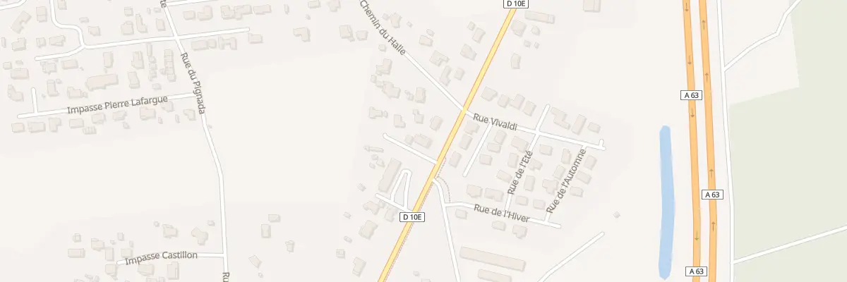 Plan du 713 Av des Landes à Magescq