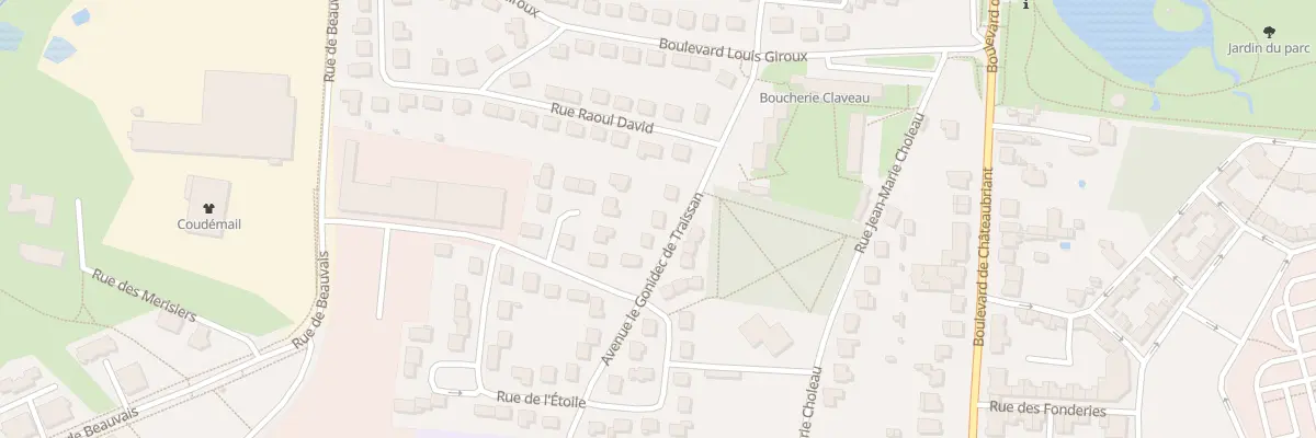 Plan du 10 Av le Gonidec de Traissan à Vitré