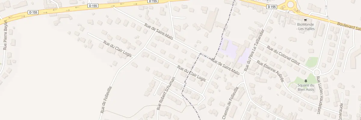 Plan du 8 Rue du Clair Logis à Lécousse