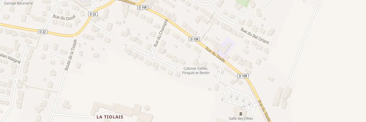 Plan du 11 Rue du Champré à Javené