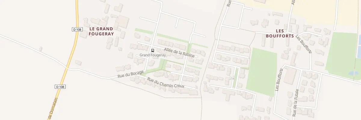 Plan du 18 All de la Rabine à Vitré