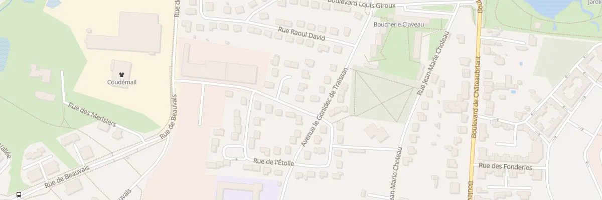 Plan du 2 Rue de l’Etoile à Vitré