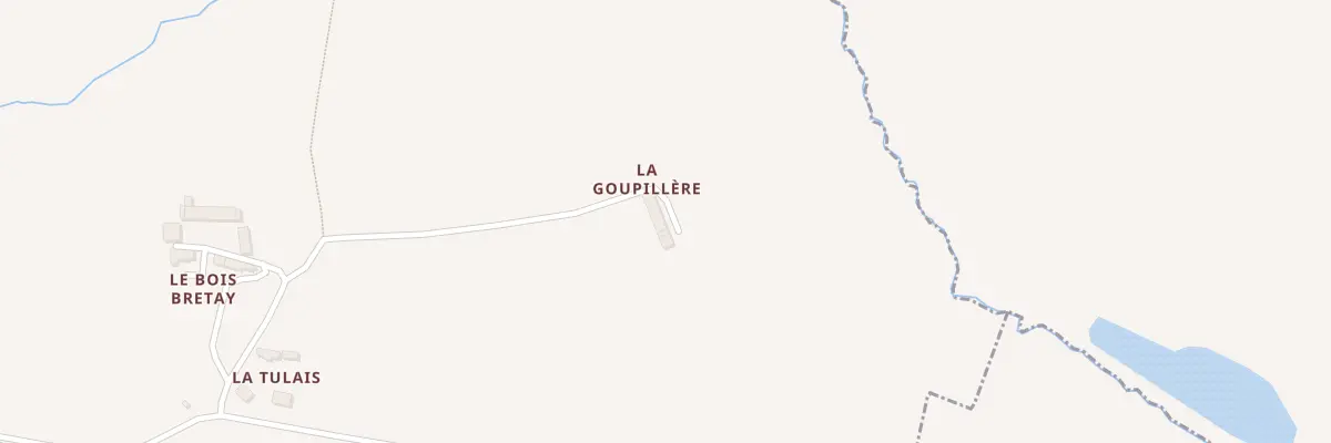 Plan du 6 La Goupillère au Châtellier