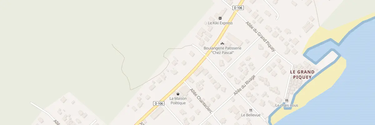 Plan du 61 Rte de Cap Ferret Canon à Lège-Cap-Ferret