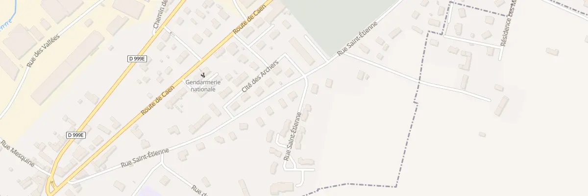 Plan du 36 Rue Saint Etienne - Villedieu à Villedieu-les-Poêles-Rouffigny