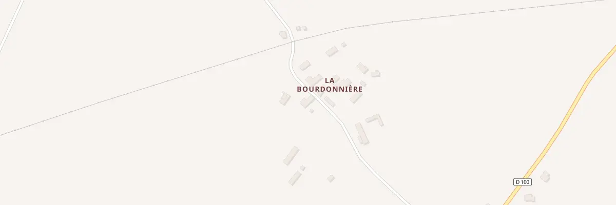 Plan du 7 La Bourdonniere à Quibou